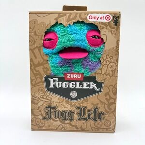 ZURU FUGGLER | FUGG LIFE 9" CHUM CHUM | Blue/Pink Silver Teeth | NIB!